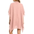 thumbnail image 6 of HBYJLZYG Women's Open Front Kimono Cover Up, Sparkly Lightweight Beach Shawl, Sheer Summer Vacation Cardigan, Versatile Swimsuit Cover Up, Trendy Resort Wear, 6 of 9