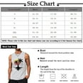 thumbnail image 2 of Mens Summer Surf Beach Tank Top Large Size Casual Breathable Sleeveless Top Loose Print Tank Top Man Shirt S, 2 of 4