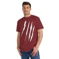 thumbnail image 3 of Effete Feline Claw Marks Scratch Organic Unisex Classic T-Shirt, 3 of 4