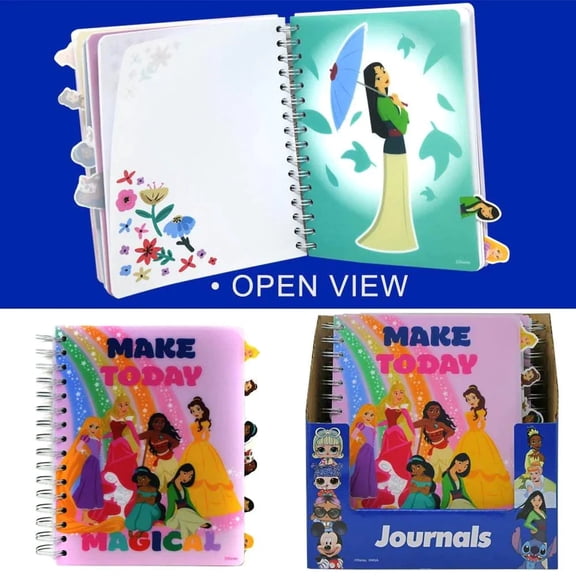 1 PC Princess Tabbed 144 pgs Journal in PDQ