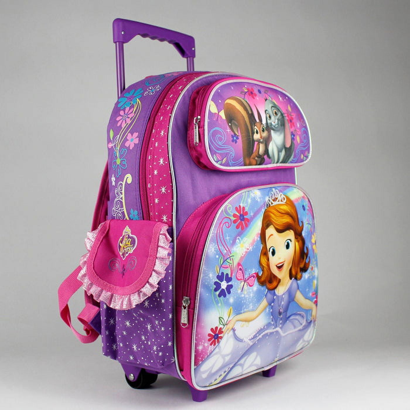 Sofia The First Rainbow Magic Full Size Rolling Backpack (16in)