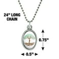 thumbnail image 4 of Tree of Life Mother Nature Antiqued Oval Charm Pendant with Chain, 4 of 4