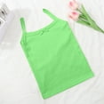 thumbnail image 2 of RMGVDSD Baby Girls Camisole Toddler Tank Tops Ribbed Knit Undershirt Solid Color Girls Spaghetti Strap Sleeveless Casual Basic Cami Tops 3-4 Years, 2 of 3