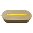 thumbnail image 1 of Base de luz LED con pantalla acrílica lámpara de base encendida para cristales Blanco cálido Yuyangstore Mostrar luz nocturna, 1 of 7