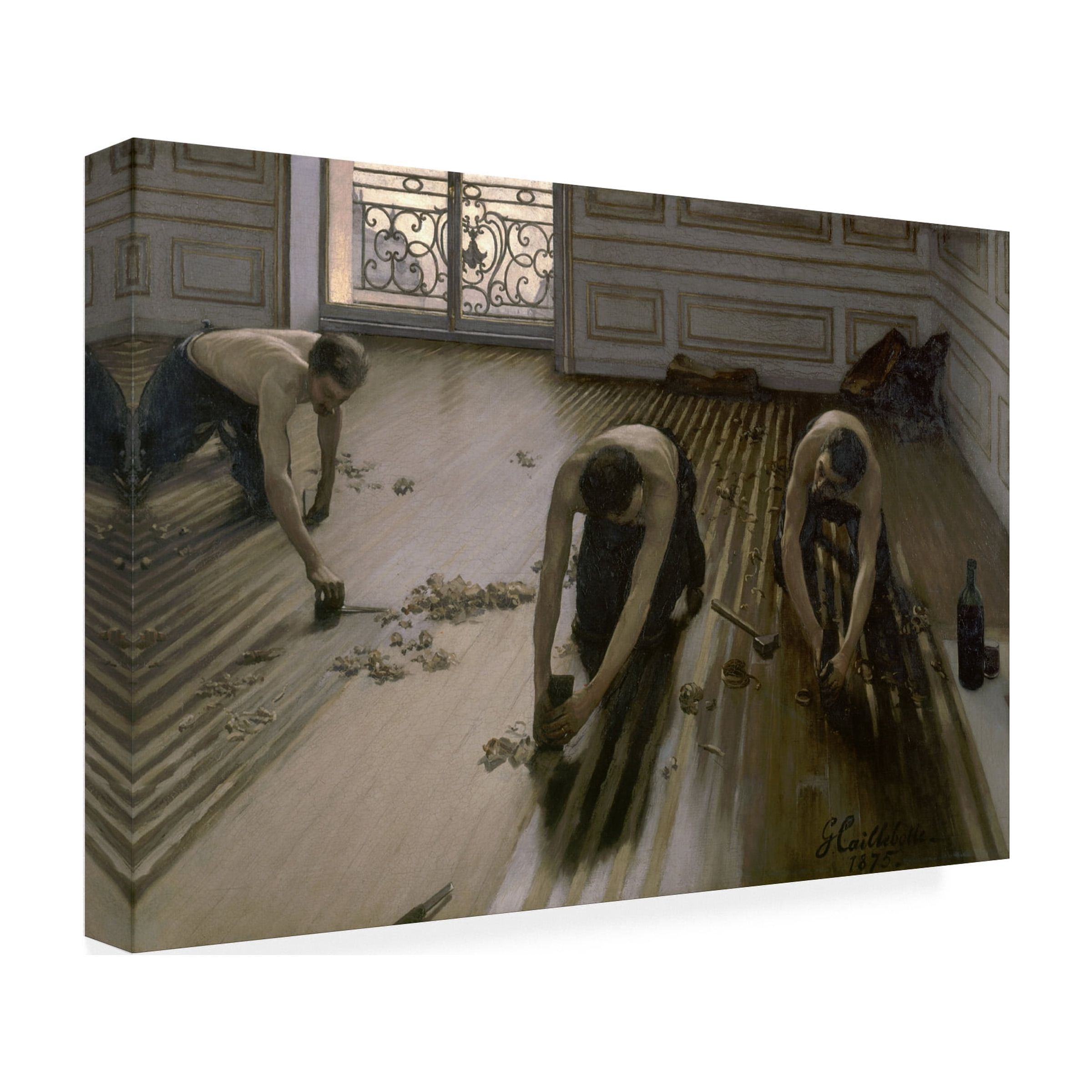 Gustave Caillebotte 'The Floor Planers' Canvas Art