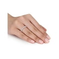 thumbnail image 5 of Everly Women's Created Moissanite 10k White Gold Ring, 5 of 6