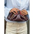thumbnail image 4 of Women's Pleated Clutch Bag with Gold Metal Handle, Elegant Evening Handbag for Wedding Party and Formal Events, 4 of 7