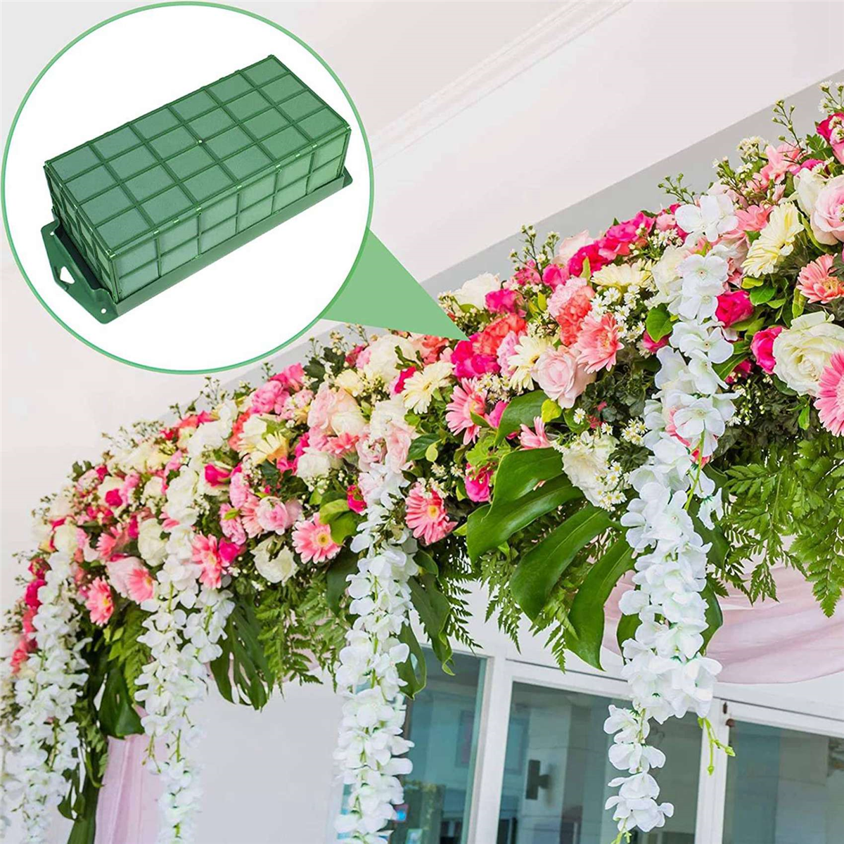 6 Pack Floral Foam Cage for Flower Arrangements Dry and Wet Fresh Florist