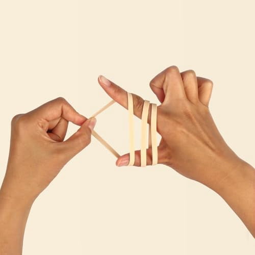 150Pcs Rubber Bands Size #64 Rubberbands Elastics Rubber Bands Office Home Supplies Thin #64 Rubber Band for Office Home Supply File Folder