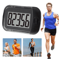 thumbnail image 2 of 3D Pedometer Portable Step Counter with Removable Clip and Lanyard Walking Step Counter for Walking Steps and Miles, 2 of 8
