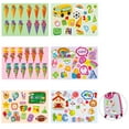 thumbnail image 1 of Juego de 6 pegatinas para niños y bebés, muchos diseños diferentes de pegatinas para álbumes de pegatinas con letras ABC, números, conos de azúcar, juegos de fiesta de cumpleaños para niños, 1 of 5