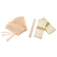 thumbnail image 1 of maskred 150 Pieces Wax Sticks Assortment Spa Single Use Wood Waxing Applicators Assorted Kit Applying Rod Spatula Replacement, 1 of 6