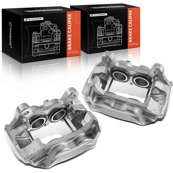 A-Premium Disc Brake Caliper Assembly Compatible with Toyota Sequoia Tundra 2000-2003 Front Left and Right Not Fit the Models with Casting#13WL 2-PC
