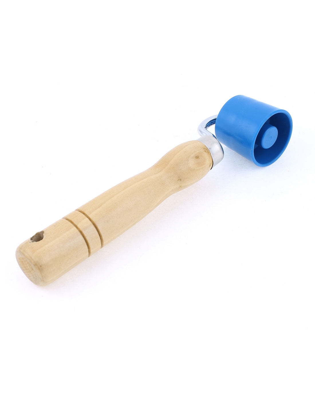 Wooden Handle Smooth Surface Wallpaper Edge Seam Roller Blue Wood Color