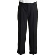 Men's Wrinkle-Resistant Cuffed Plaid Dress Pants