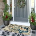 thumbnail image 2 of Hello Winter Door Mat Outdoor Front for Door,Snowman Snowflakes Snow Holiday Welcome Doormat,Christmas Xmas Floor Rug for Porch Entrance Farmhouse Decor 30" x 17", 2 of 6