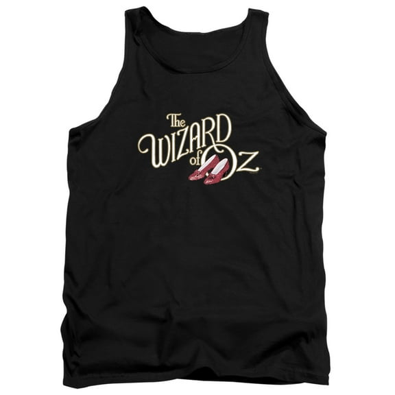 The Wizard of Oz Classic Logo Unisex Adult Tank Top, Black, 2X-Large