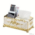 thumbnail image 5 of High-end European-style Tissue Box For Living Room Office Desktop Pen Remote Control Storage Box Upscale Restaurant Napkin Dispenser, 5 of 8