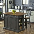 thumbnail image 2 of Homestyles Americana Wood Kitchen Island Set in Gray, 2 of 3