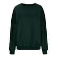 thumbnail image 2 of Patlollav Womens Fall Oversized Sweatshirts Crewneck Fleece Casual Pullover Sweaters Outfits, 2 of 6