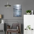 thumbnail image 5 of Luxe Metal Art 'White Out In Blue I' by Grace Popp, Metal Wall Art, 16"x24", 5 of 9