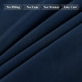 thumbnail image 2 of JML Twin Sheet Set - 4 Piece Bed Sheets for Twin Size Bed, Extra Soft Brushed Microfiber Twin Size Sheets, Hotel Luxury 14" Deep Pocket Navy Blue Sheets, 2 of 4