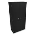 thumbnail image 3 of HON Brigade Storage Cabinet | 5 Adjustable Shelves | 36"W x 18-1/8"D x 72"H | Black Finish, 3 of 4