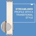 thumbnail image 6 of Femi - Light Brushed Nickel / Silver Traditional / Transitional - LED Steel Wall Sconce, 6 of 11