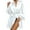 White, variant on Dvkptbk Women's Short Satin Kimono Robe Silky Bathrobe Bride Bridesmaid Sleepwear for Wedding Bridal Party