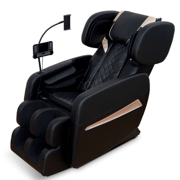 BILITOK Massage Chair Recliner with Zero Gravity with Full Body Air Pressure Black
