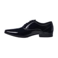 thumbnail image 3 of Zapatos Oxford Para Hombre De Vestir Formales Lisos Charol Negros 034C13 negro 27 Incógnita 034C13, 3 of 7
