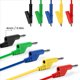 thumbnail image 4 of 20 Piezas Multímetro de 4 mm Conector Banana una Pinzas de Cocodrilo Cable de Prueba para Cables de Prueba Eléctricos y Cable de Pinza de Cocodrilo, 4 of 5