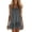 Gray, variant on Horkkom Mini Dresses for Women Solid Color Camisole Summer Dresses Beach Travel Vacation Sundresses, S-2XL