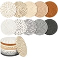 thumbnail image 1 of 10Pcs Coffee Cup Coaster, Trivets for Hot Dishes, Hot Pots and Pans, Thick Heat Resistant Large Coaster for Kitchen, Hot Pads, Kitchen Essentials, Kitchen Decor for Table & Countertop, H, 1 of 7