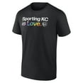 thumbnail image 2 of Men's Black Sporting Kansas City Team City Pride Logo - T-Shirt, 2 of 3