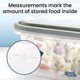 thumbnail image 5 of GoodCook Extra Large Rectangle Food Storage Container 2 Pack, 1 Gallon, BPA Free, Dishwasher Safe, 5 of 17
