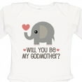 thumbnail image 4 of Inktastic Will You Be My Godmother Boys or Girls Long Sleeve Baby Bodysuit, 4 of 5