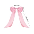 thumbnail image 2 of 7.9FT Giant Light pink Bow Halloween Decor, Holiday Festival Wall Decoration for Front Door Window Fireplace, Indoor Party Hanging Bow, 2 of 2