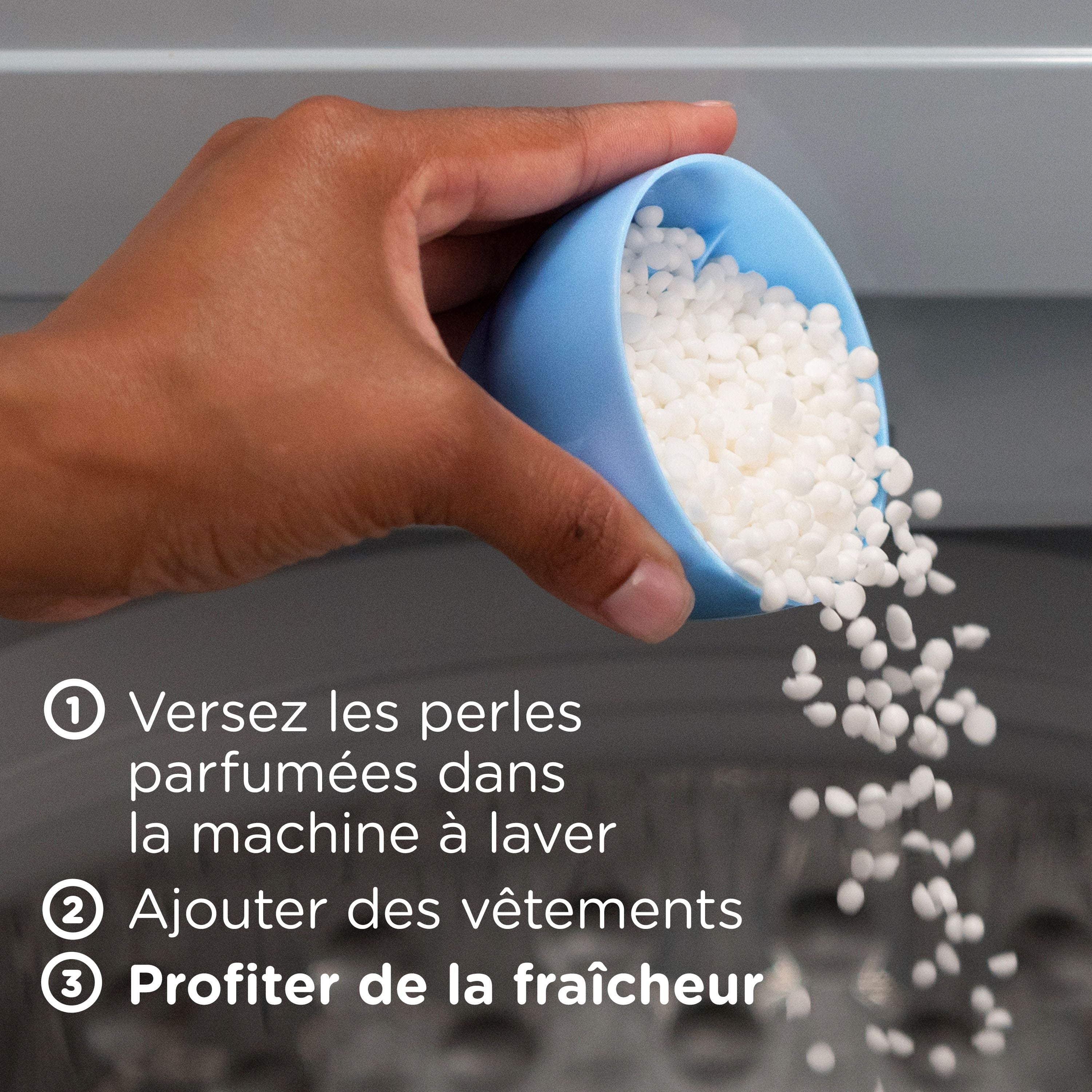 Downy Light Laundry Scent Booster Beads, Ocean Mist Scent, In-wash fabric beads designed to be gentle with a light boost of scent, No Heavy Perfumes