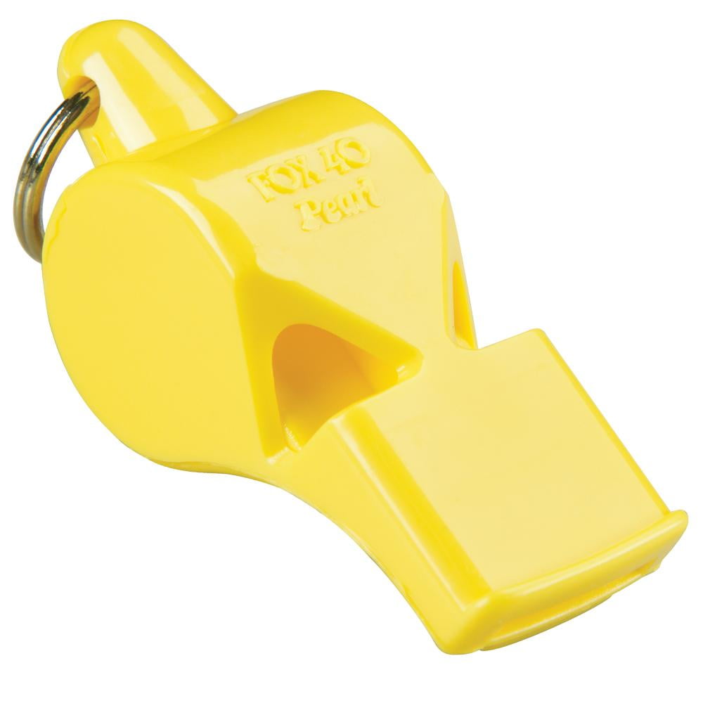 Fox 40 Sharx Whistle W/ Lanyard Referee Coach Survival Outdoor Yellow 3-Pack