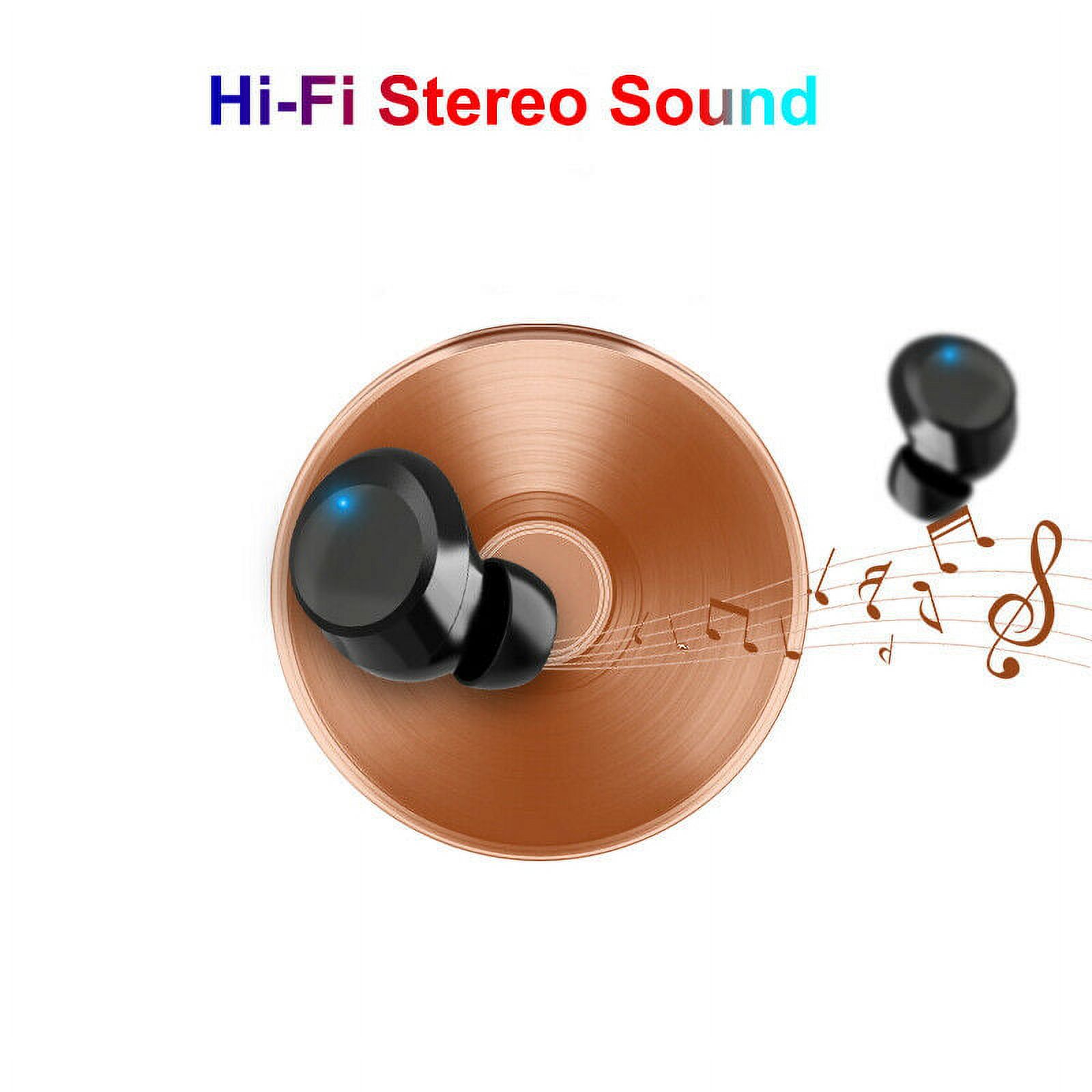Bluetooth 5.0 Headset TWS Wireless Earphones Mini Earbuds Stereo Headphones IPX7 - image 5 of 10