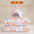 thumbnail image 2 of Floral Printed Sheet Set King Soft Microfiber Botanical Bed Sheets Extra Deep Pocket Pieces, 2 of 8