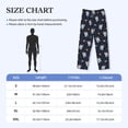 thumbnail image 2 of Cauagu Panda Astronaut Mens Pajama Pants Sleep & Lounge Pants,PJ Bottoms with Pockets-Medium, 2 of 7