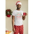 thumbnail image 3 of Old Glory Mens Christmas Deck the Halls Not Your Family Short Sleeve T Shirt, 3 of 6