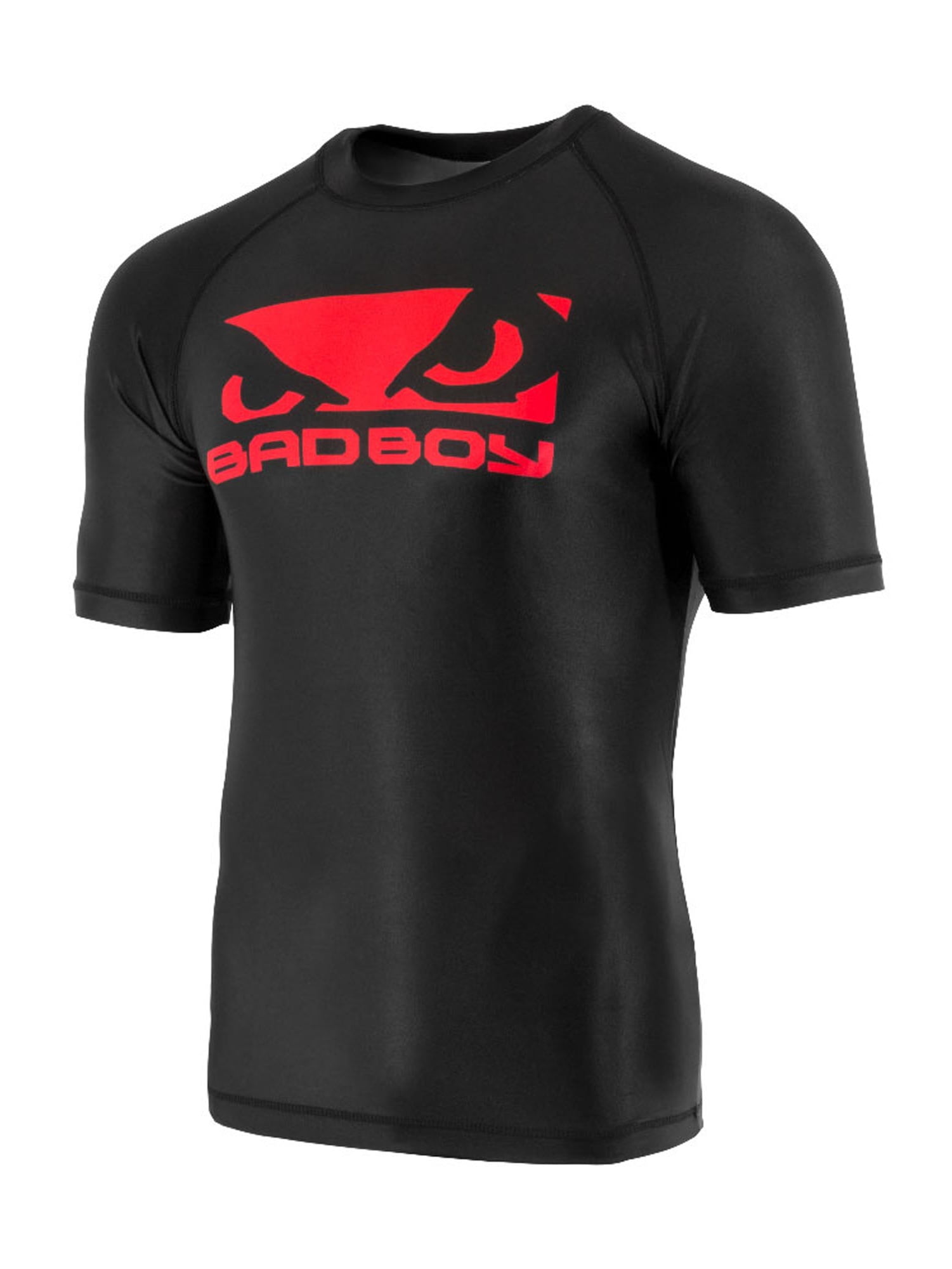 Bad Boy Men's Origin Short Rash Guard MMA BJJ Black/Red - Walmart.com