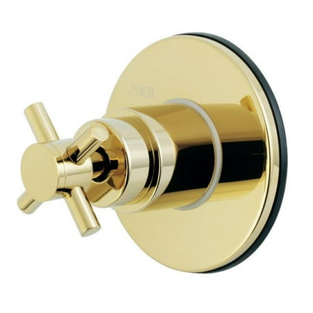 Kingston Brass Ks3032dx Concord Traditional Single Handle Three Way Diverter Valve With Trim Kit 44 Polished Brass Walmart Canada