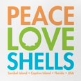 thumbnail image 2 of CafePress - Peace Love Shells - Adjustable Unisex Printed Trucker Hat with Mesh Back, 2 of 10