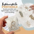 thumbnail image 4 of Libro De Almacenamiento De Joyas Transparente, Práctico Organizador De Libros De Almacenamiento De Joyas, Exhibición De Collares, Exquisito Para Pulseras, 4 of 7