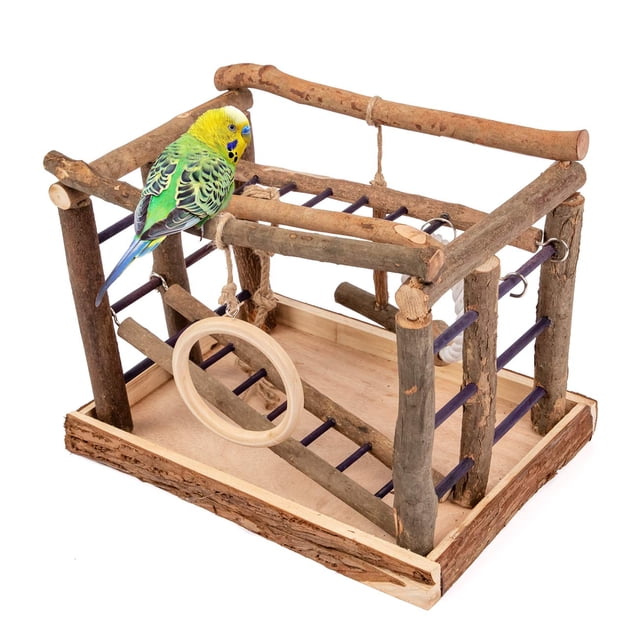 Niteangel Natural Living Playground for Birds Bird Activity Center