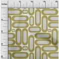 thumbnail image 2 of oneOone Silk Tabby Olive Green Fabric Geometric Fabric For Sewing Printed Craft Fabric By The Yard 42 Inch Wide, 2 of 4